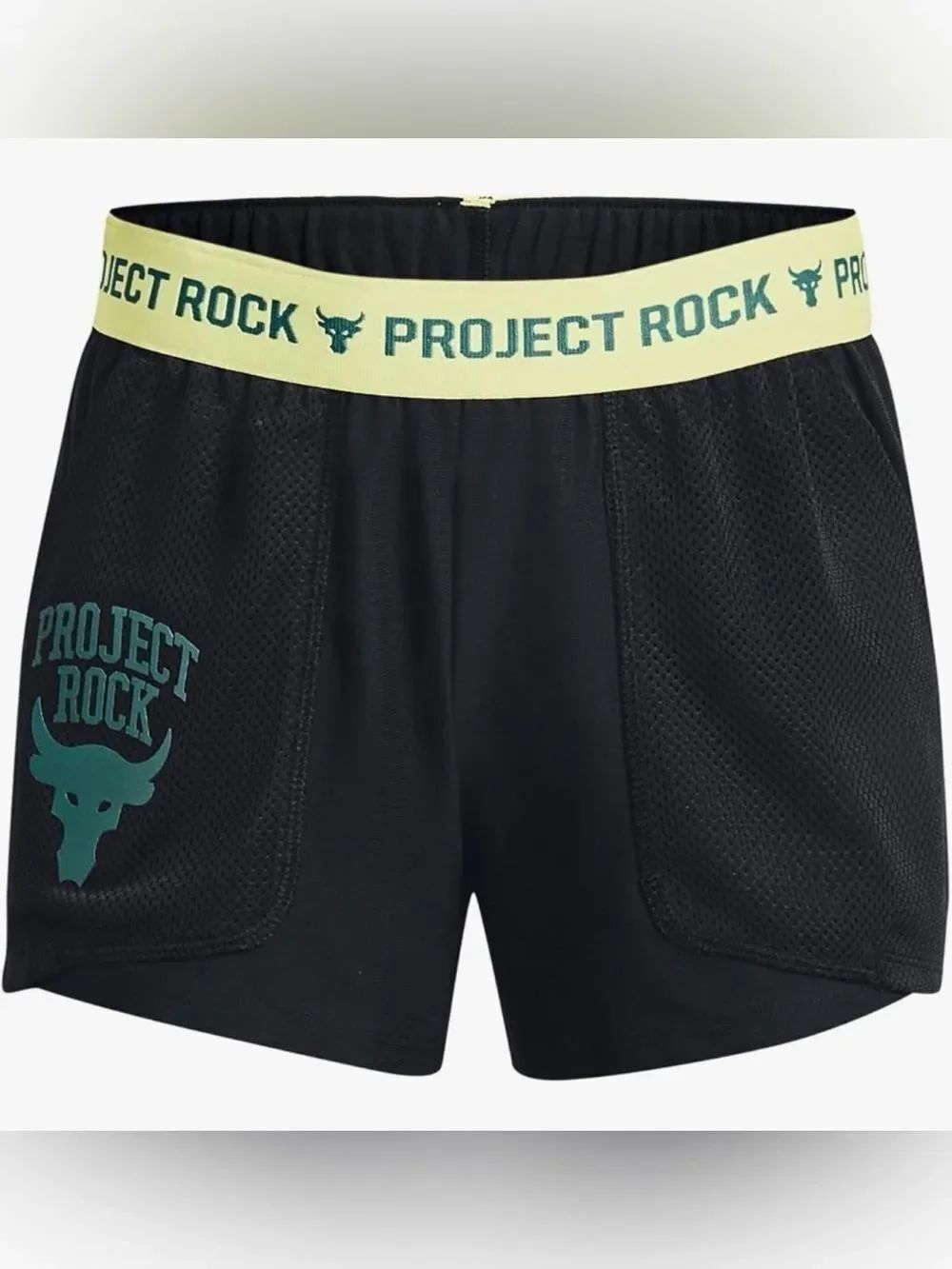 Under Armour Girls' Project Rock Play Up Shorts, NWT